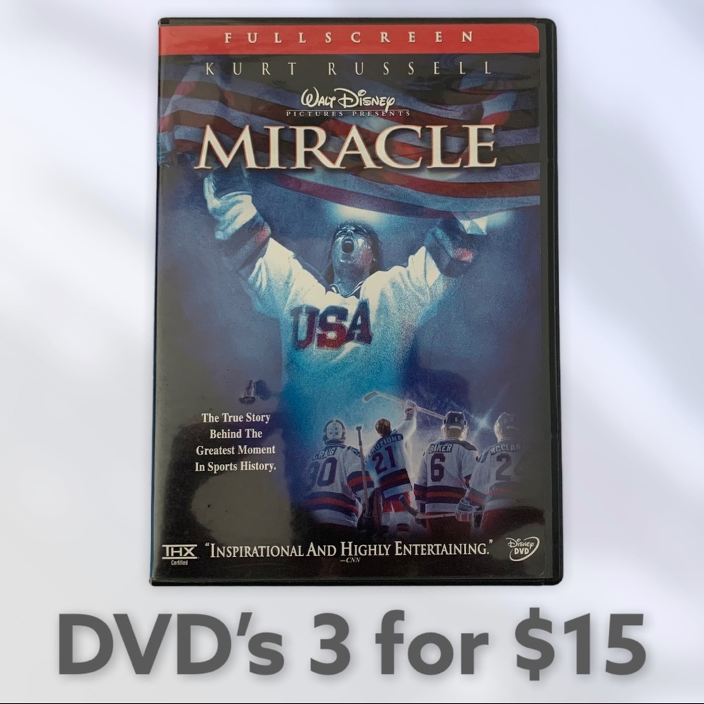 📀 Disney’s Miracle DVD movie 📀